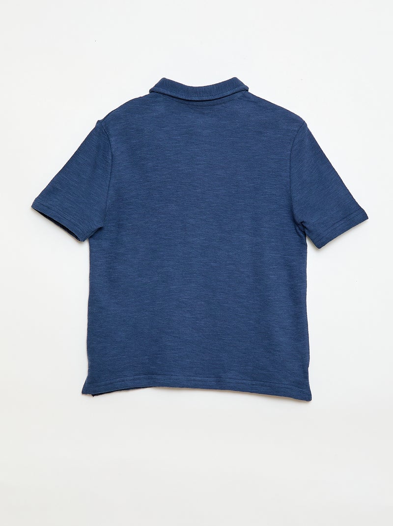 T-shirt polo Blauw - Kiabi