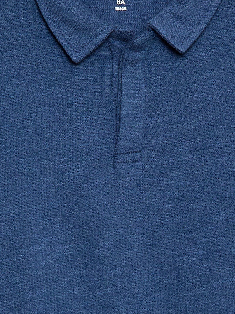 T-shirt polo Blauw - Kiabi