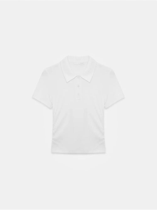 T-shirt polo court femme, coupe slim dilvin - Kiabi T-shirt polo court femme, coupe slim dilvin - Kiabi