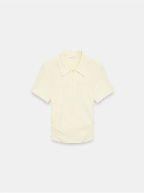 T-shirt polo court femme, coupe slim dilvin - Kiabi