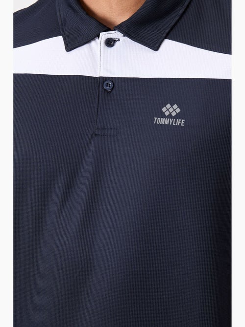 T-shirt polo homme à blocs de couleur tommy - Kiabi T-shirt polo homme à blocs de couleur tommy - Kiabi