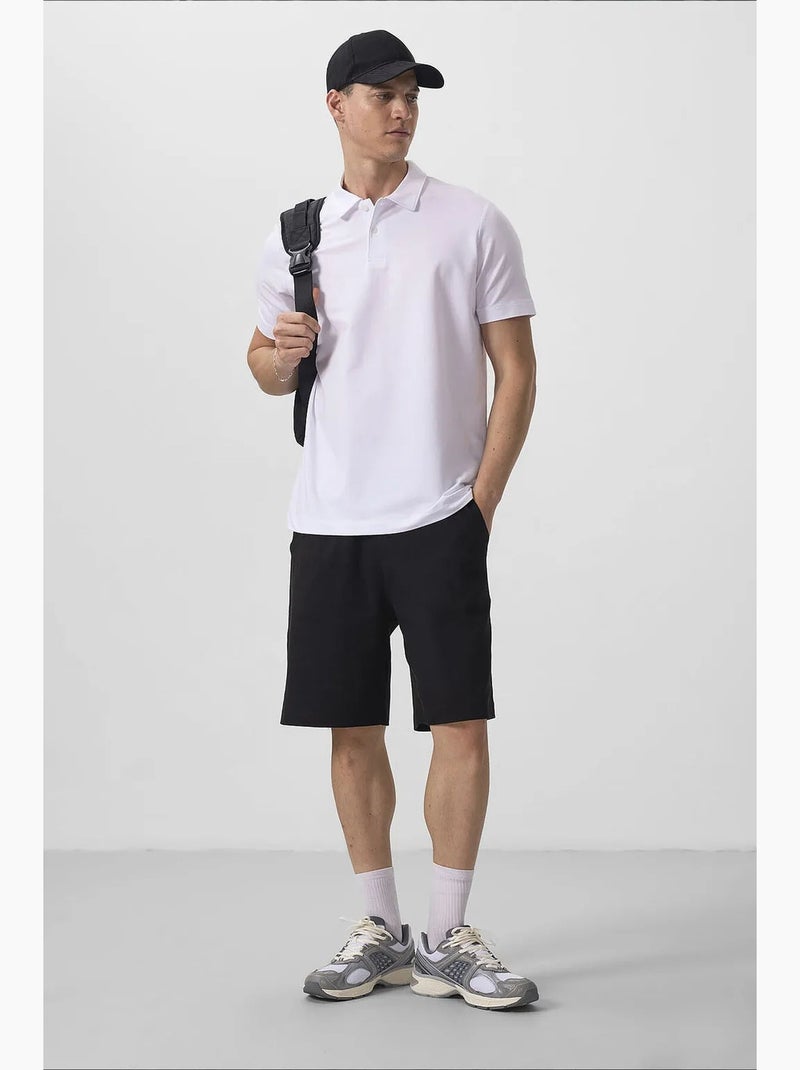 T-shirt polo homme en coton et élasthanne tommy Sable - Kiabi