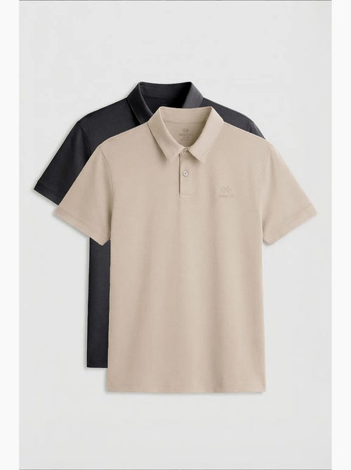 T-shirt polo homme en mélange de coton tommy - Kiabi