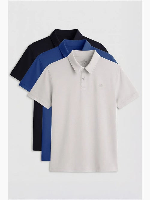 T-shirt polo homme en mélange de coton tommy - Kiabi