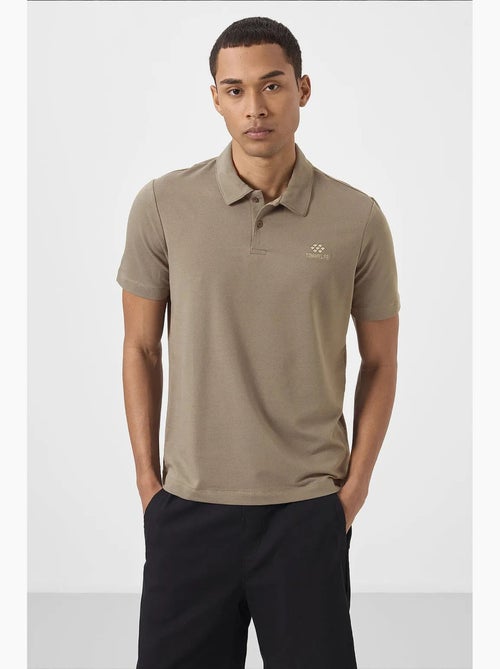 T-shirt polo homme en mélange de coton tommy - Kiabi