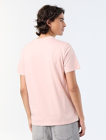 T-shirt en coton à col rond homme avec imprimé