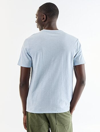 T-shirt uni à col rond homme