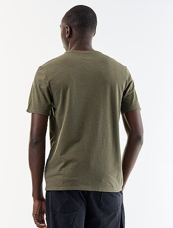 T-shirt uni à col rond homme