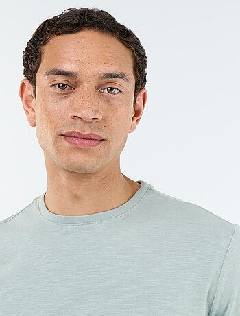 T-shirt uni à col rond homme