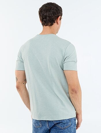 T-shirt uni à col rond homme