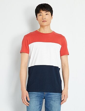 T-shirt 'Produkt' color-block en jersey - Kiabi