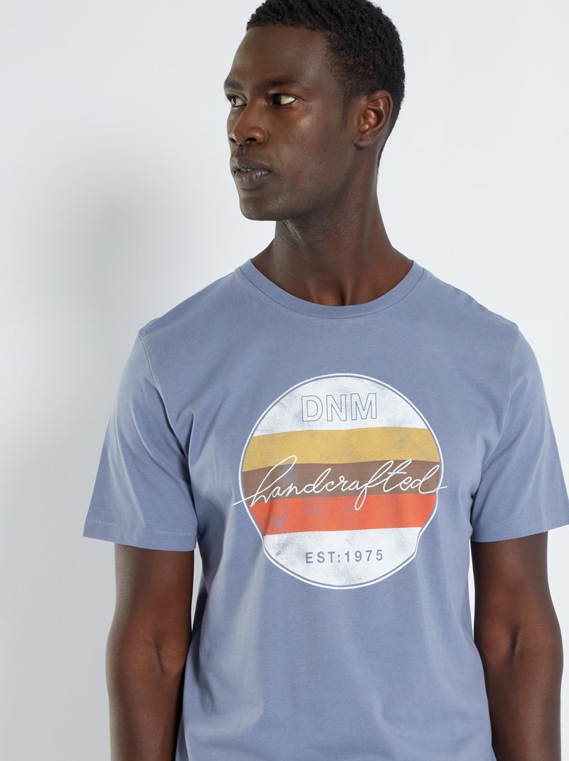 T-shirt 'Produkt' en jersey bleu - Kiabi