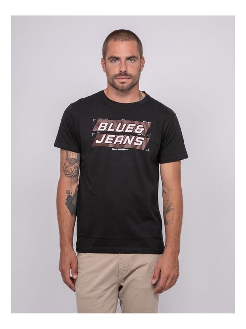 T-shirt pur coton à motif jordipal - Kiabi