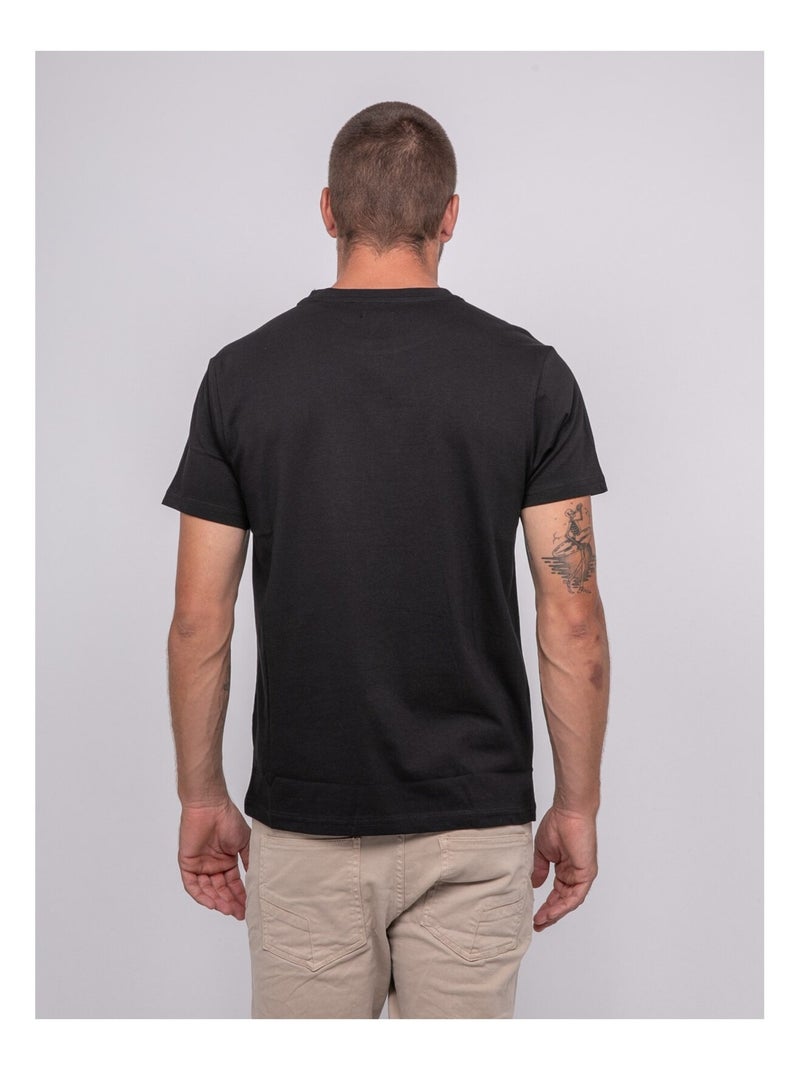 T-shirt pur coton à motif jordipal Noir - Kiabi