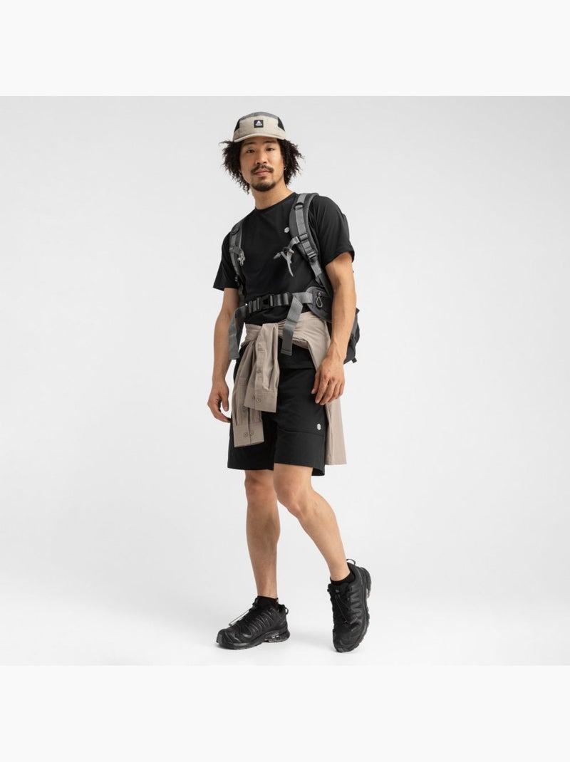 T-shirt randonnée manches courtes homme randonnée homme cave Noir - Kiabi