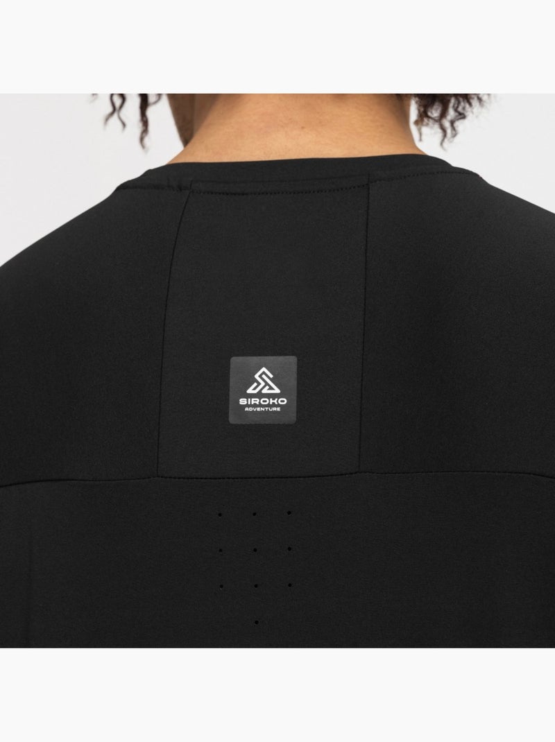 T-shirt randonnée manches courtes homme randonnée homme cave Noir - Kiabi