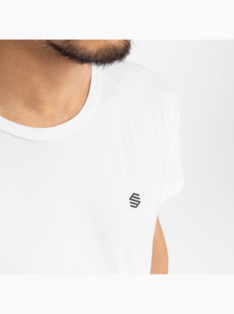 T-shirt randonnée manches courtes homme randonnée homme picos Blanc - Kiabi