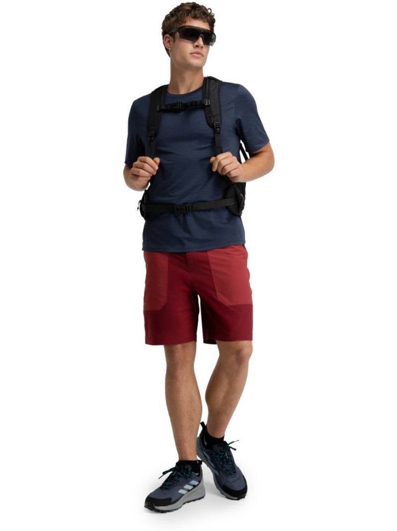 T-shirt randonnée manches courtes homme randonnée homme scout marine Bleu - Kiabi