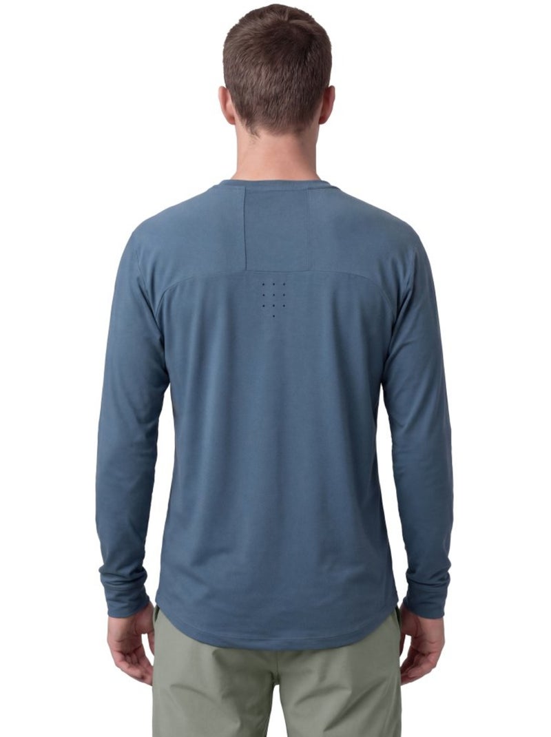 T-shirt randonnée manches longues homme homme nahuel Bleu - Kiabi