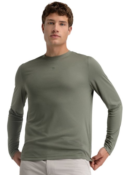 T-shirt randonnée manches longues homme randonnée homme reserve - Kiabi