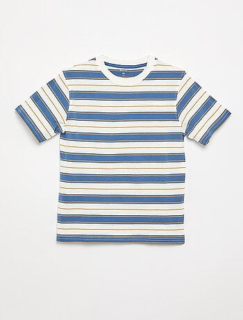 T-shirt rayé à manches courtes
