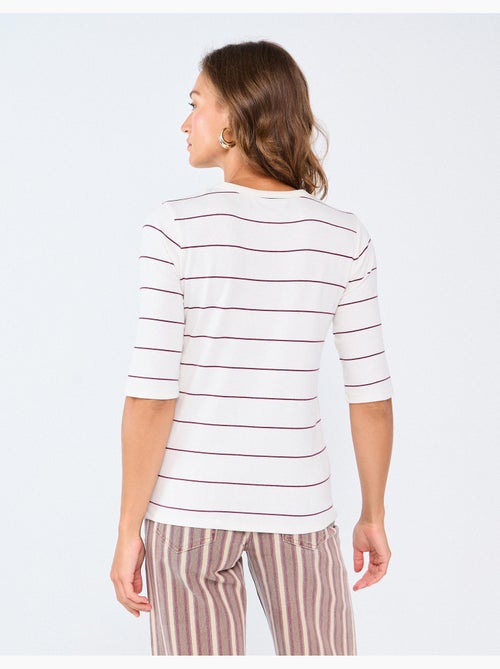 T-shirt rayé, mo fashion - Kiabi