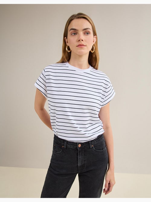 T-shirt rayé, MO Fashion - Kiabi T-shirt rayé, MO Fashion - Kiabi