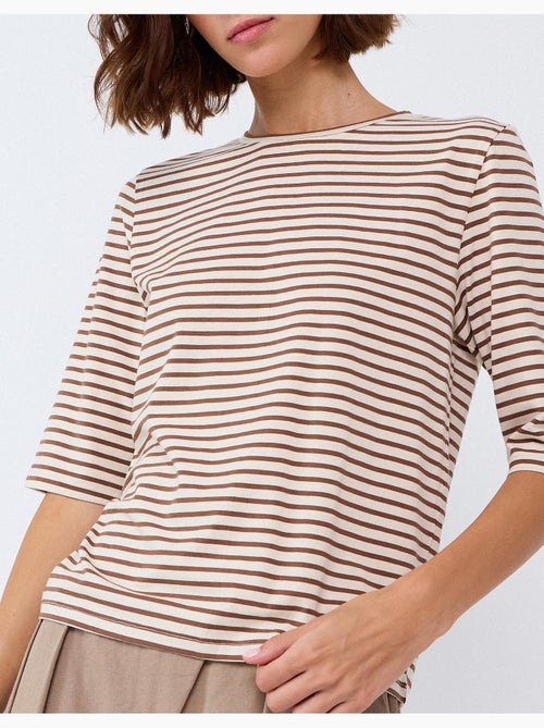 T-shirt rayé, mo fashion - Kiabi