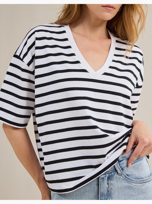 T-shirt rayé, MO Fashion - Kiabi