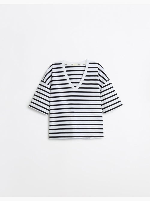 T-shirt rayé, MO Fashion - Kiabi