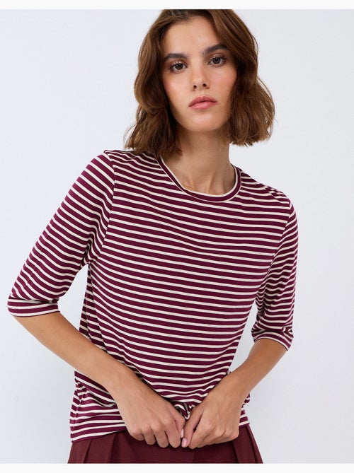 T-shirt rayé, mo fashion - Kiabi