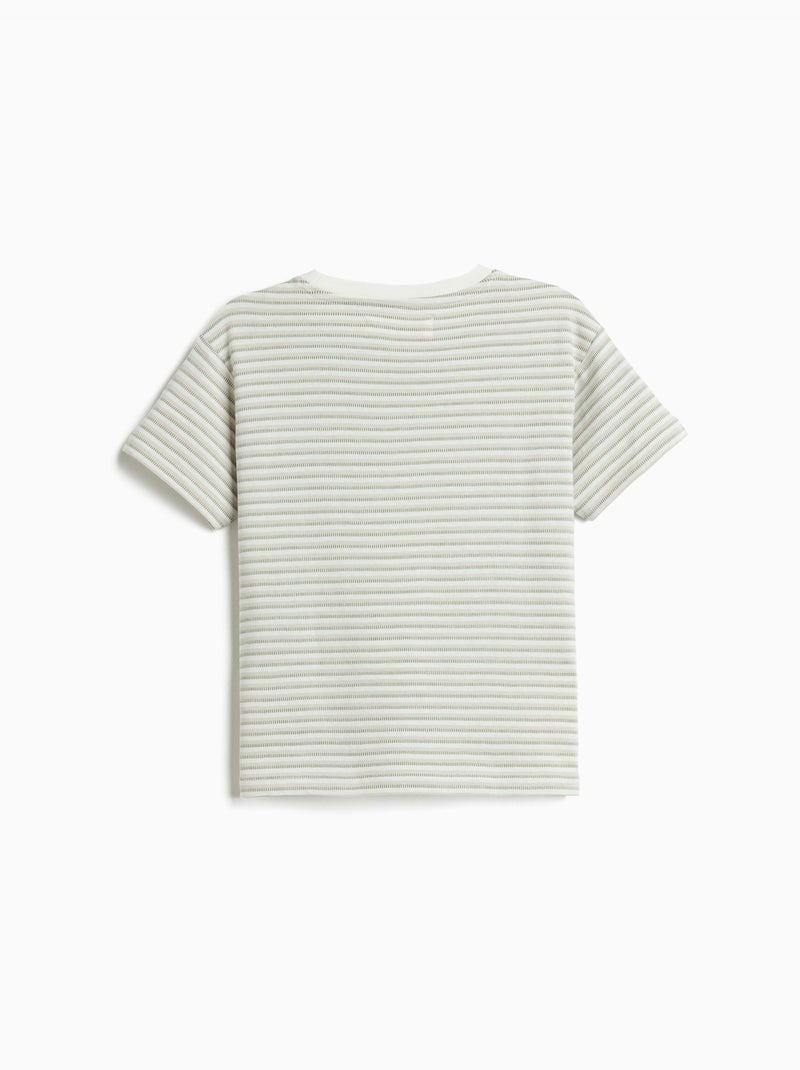 T-shirt rayé, MO Fashion Vert - Kiabi