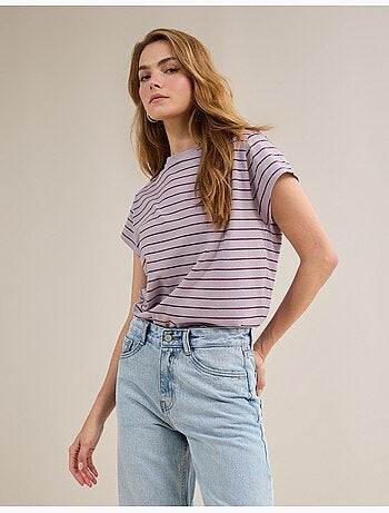 T-shirt rayé, MO Fashion