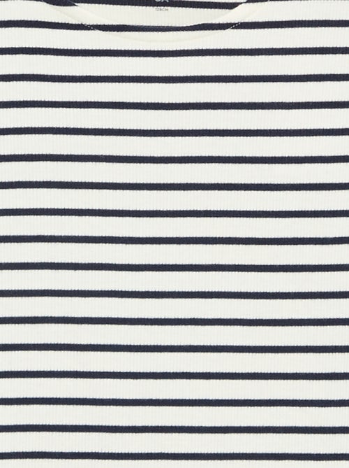 T-shirt rayé sans manches - Kiabi