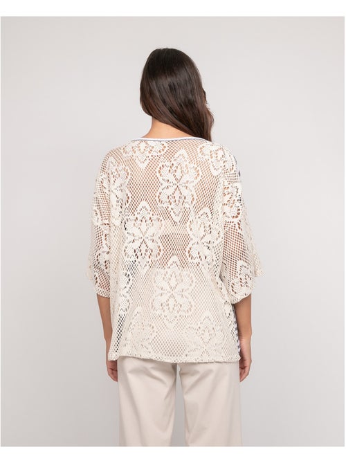 T-shirt rayures dos ajouré FINLEY - Kiabi