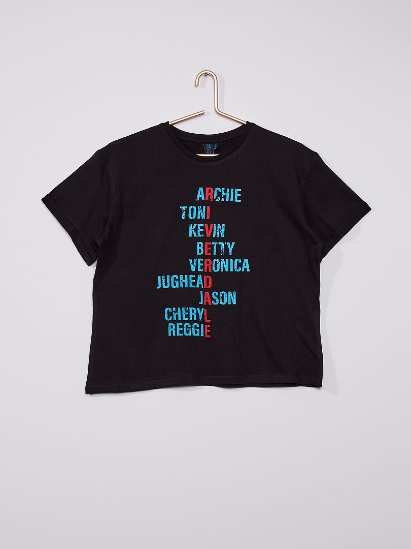 T-shirt 'Riverdale' zwart - Kiabi