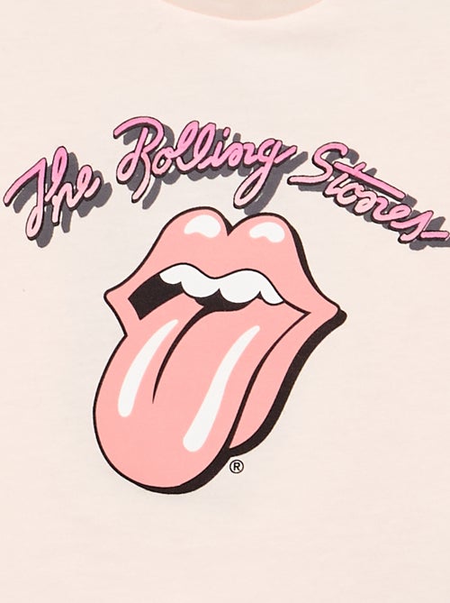 T-shirt 'Rolling Stones' met korte mouwen - Kiabi