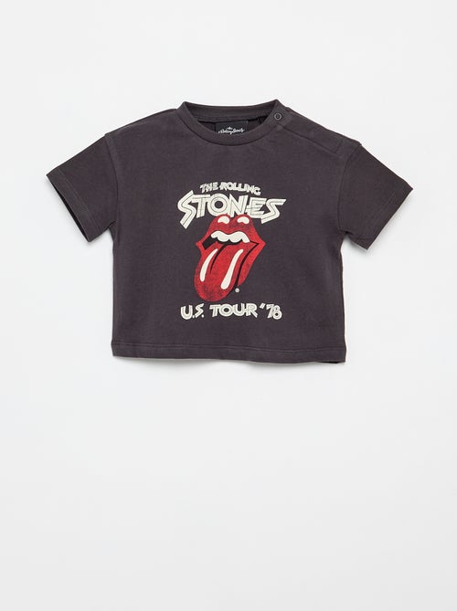 T-shirt 'Rolling Stones' met korte mouwen - Kiabi