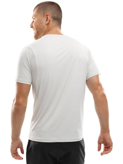 T-shirt running manches courtes homme fitness homme gate gray - Kiabi