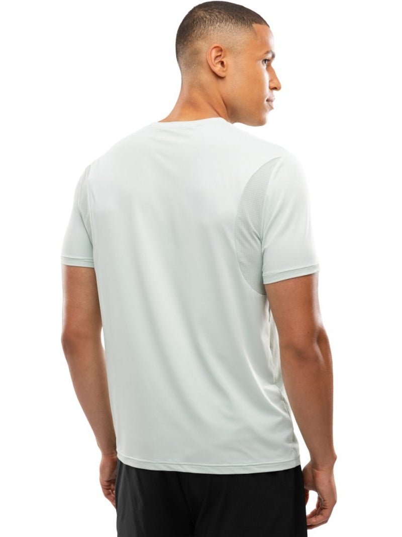 T-shirt running manches courtes homme fitness homme gate Vert - Kiabi