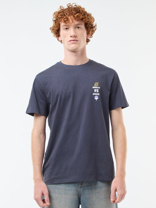 T-shirt 'Sahinler' 'Naruto Shipuden' en coton - Kiabi