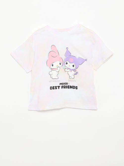 T-shirt 'Sanrio kuromi' van katoen met korte mouwen - Kiabi