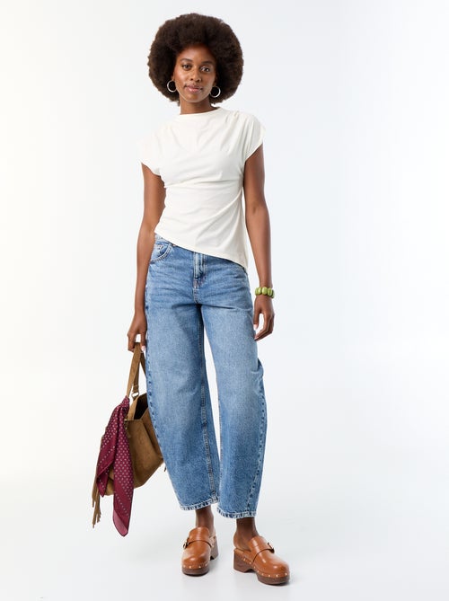 T-shirt sans manches asymétrique - Kiabi