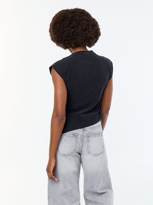 T-shirt sans manches asymétrique - Kiabi T-shirt sans manches asymétrique - Kiabi