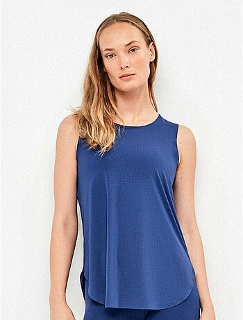 T-shirt sans manches avec dos ouvert