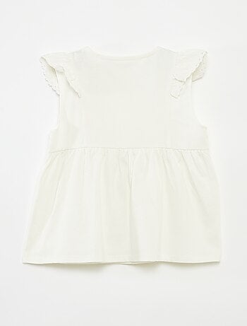 T-shirt sans manches avec volants - So Easy