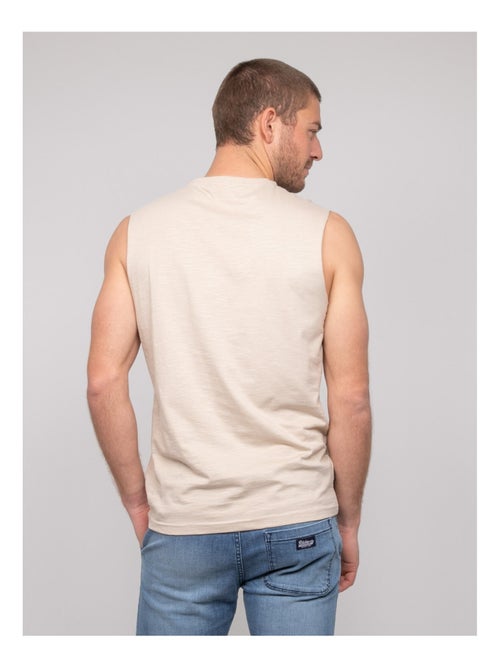 T-shirt sans manches coton negabino - Kiabi T-shirt sans manches coton negabino - Kiabi