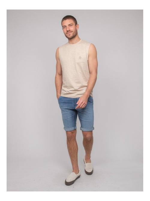 T-shirt sans manches coton negabino - Kiabi T-shirt sans manches coton negabino - Kiabi