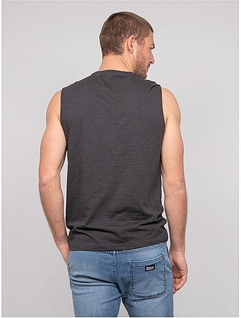 T-shirt sans manches coton negabino