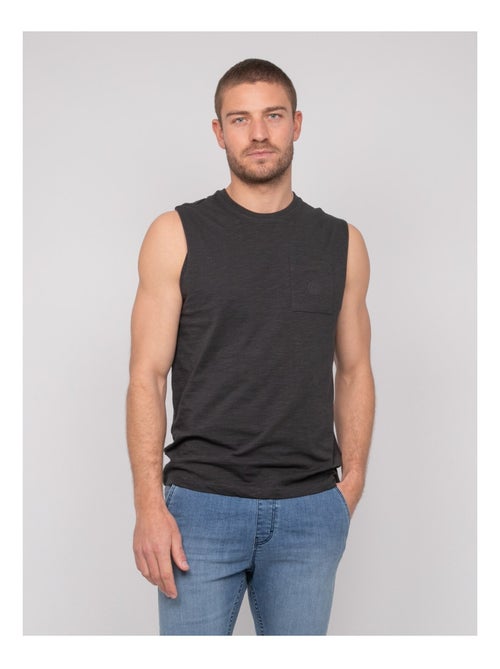 T-shirt sans manches coton negabino - Kiabi T-shirt sans manches coton negabino - Kiabi